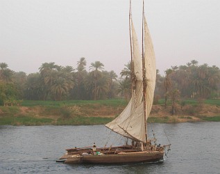 エジプトの船